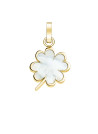 Charm Rosefield "Pendant Gold Lucky Symbol MOP Clover"