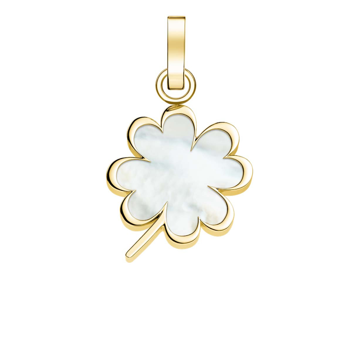 Charm Rosefield "Pendant Gold Lucky Symbol MOP Clover" Charm Rosefield "Pendant Gold Lucky Symbol MOP Clover" - PE-Gold-CLOVER