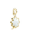 Charm Rosefield "Pendant Gold Lucky Symbol MOP Clover"