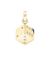 Charm Rosefield "Pendant Gold Lucky Symbol Dice"