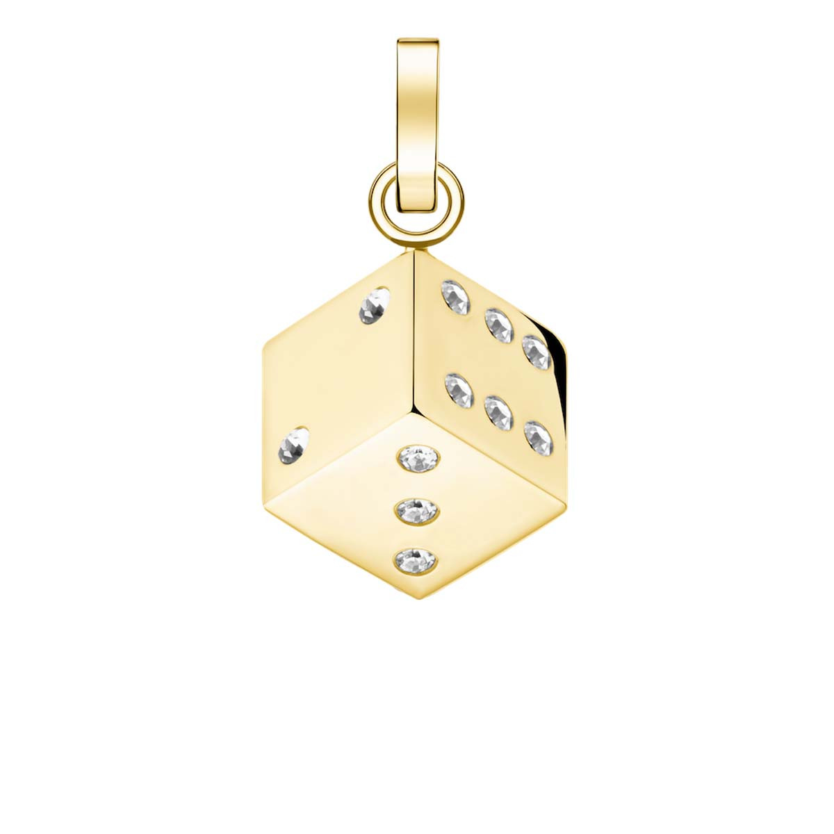 Charm Rosefield "Pendant Gold Lucky Symbol Dice" Charm Rosefield "Pendant Gold Lucky Symbol Dice" - PE-Gold-DICE