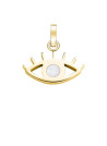 Charm Rosefield "Pendant Gold Lucky Symbol MOP Evil Eye"
