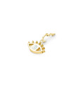 Charm Rosefield "Pendant Gold Lucky Symbol MOP Evil Eye"