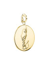Charm Rosefield "Pendant Gold Zodiac Coin Gemini"