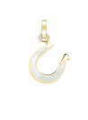 Charm Rosefield "Pendant Gold Lucky Symbol MOP Horseshoe"