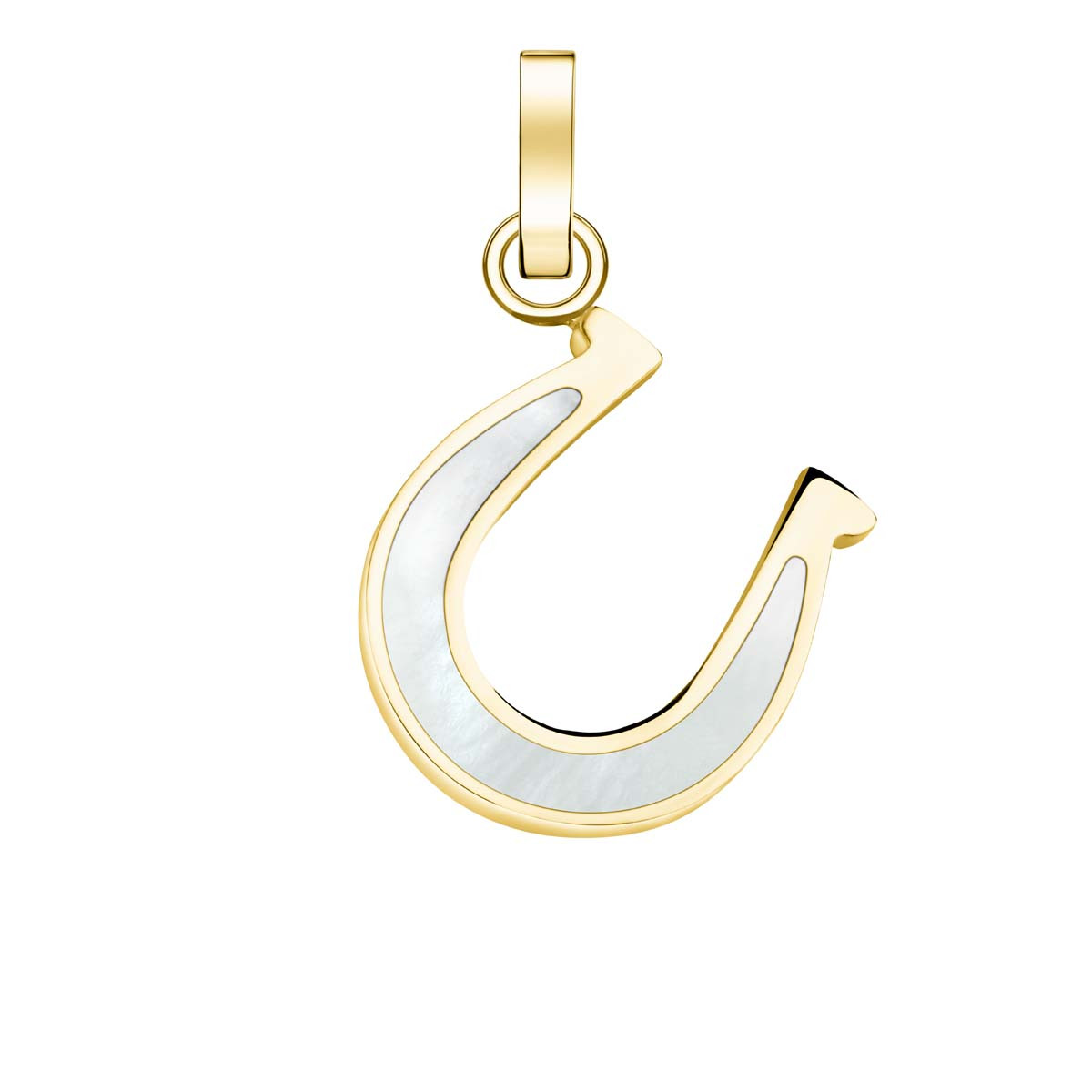 Charm Rosefield "Pendant Gold Lucky Symbol MOP Horseshoe" Charm Rosefield "Pendant Gold Lucky Symbol MOP Horseshoe" - PE-Gold-HORSESHOE