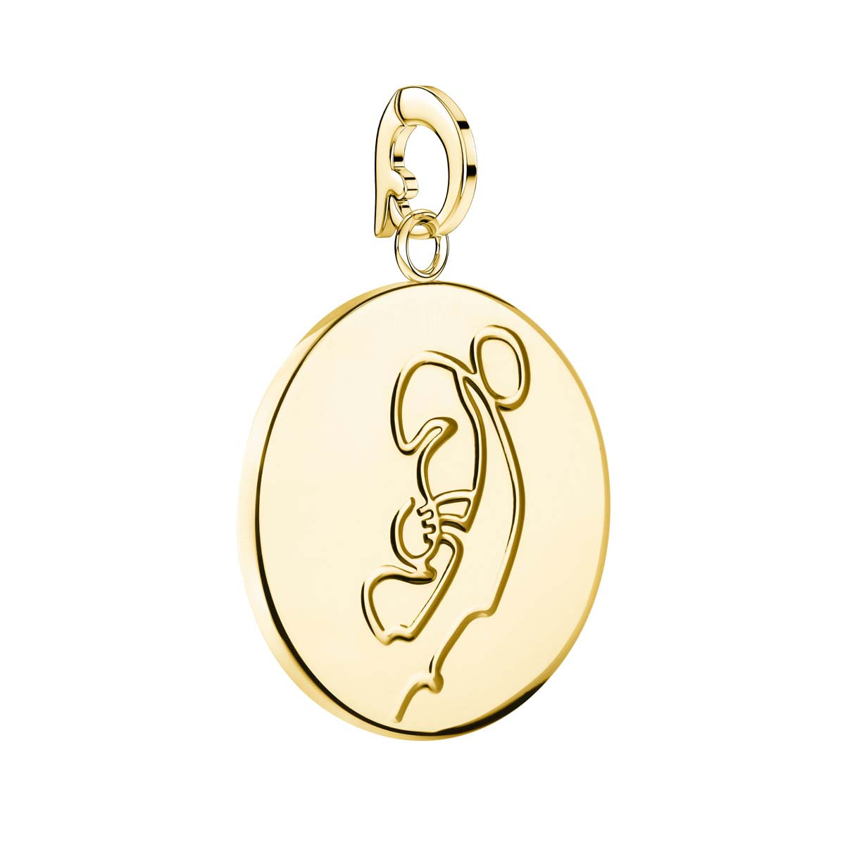 Charm Rosefield "Pendant Gold Zodiac Coin Leo" Charm Rosefield "Pendant Gold Zodiac Coin Leo" - PE-Gold-Leo