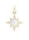 Charm Rosefield "Pendant Gold Lucky Symbol MOP Polestar"