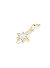 Charm Rosefield "Pendant Gold Lucky Symbol MOP Polestar"