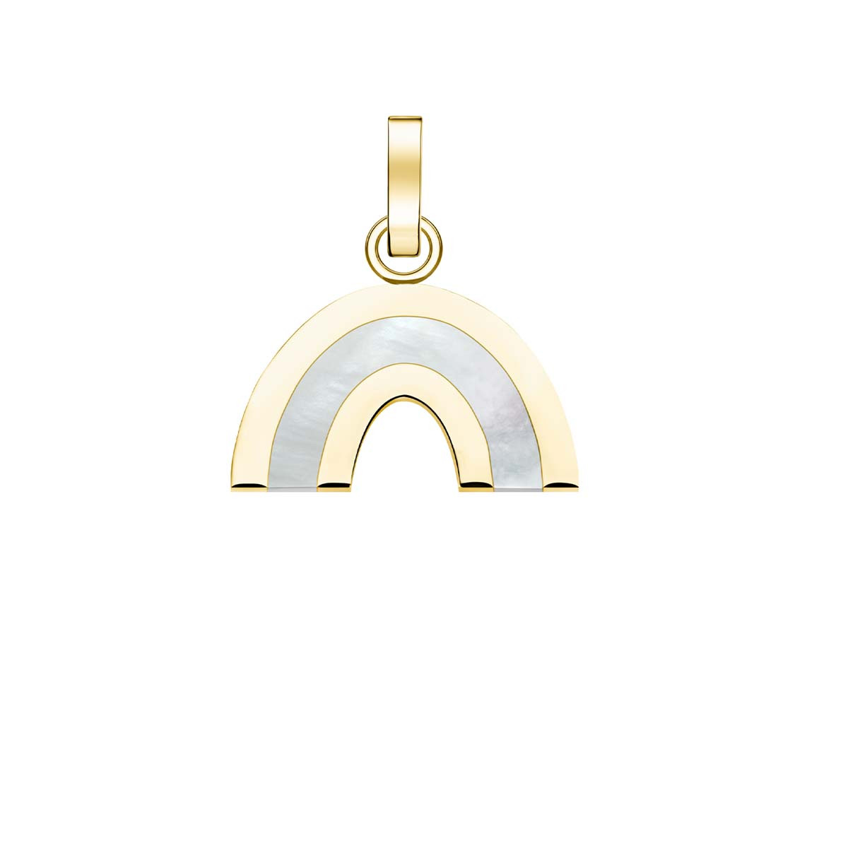 Charm Rosefield "Pendant Gold Lucky Symbol MOP Rainbow" Charm Rosefield "Pendant Gold Lucky Symbol MOP Rainbow" - PE-Gold-RAINBOW
