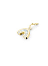 Charm Rosefield "Pendant Gold Lucky Symbol MOP Rainbow"