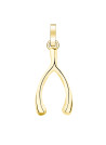 Charm Rosefield "Pendant Gold Lucky Symbol Wishbone"