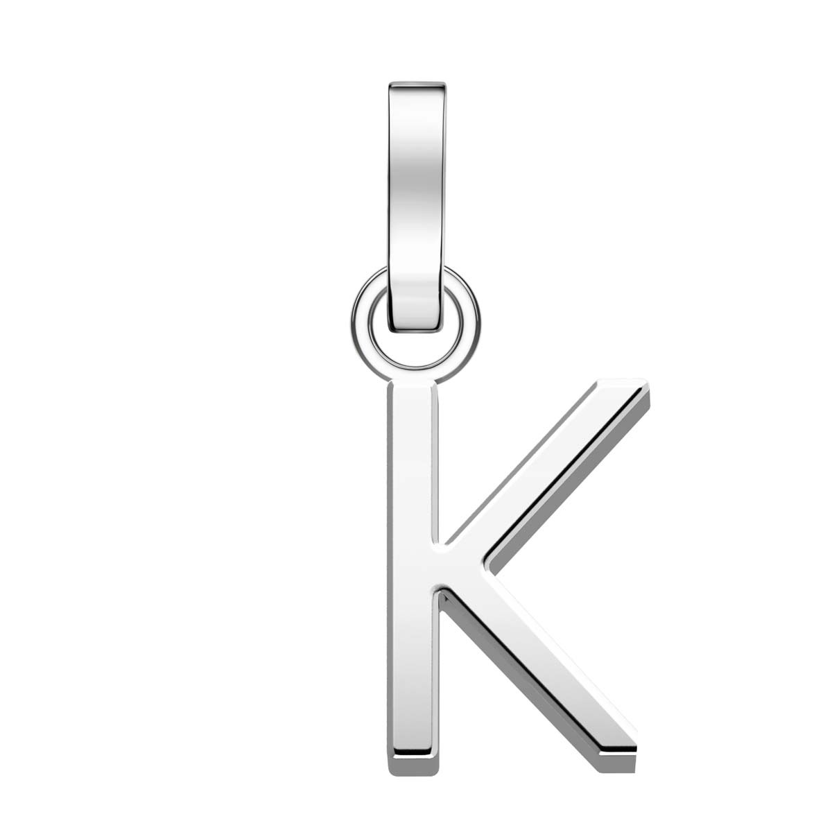 Charm Rosefield "Pendant Silver Letter K" - PE-Silver-1K
