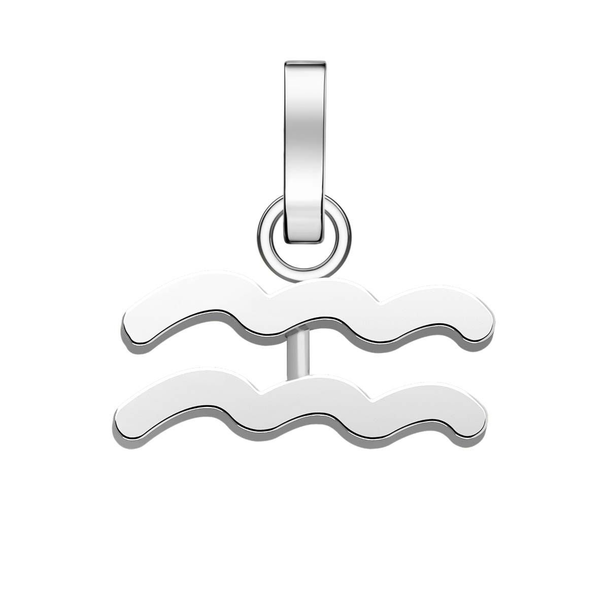 Charm Rosefield "Pendant Silver Zodiac Symbol Aquarius" Charm Rosefield "Pendant Silver Zodiac Symbol Aquarius" - PE-Silver-Aquarius-S