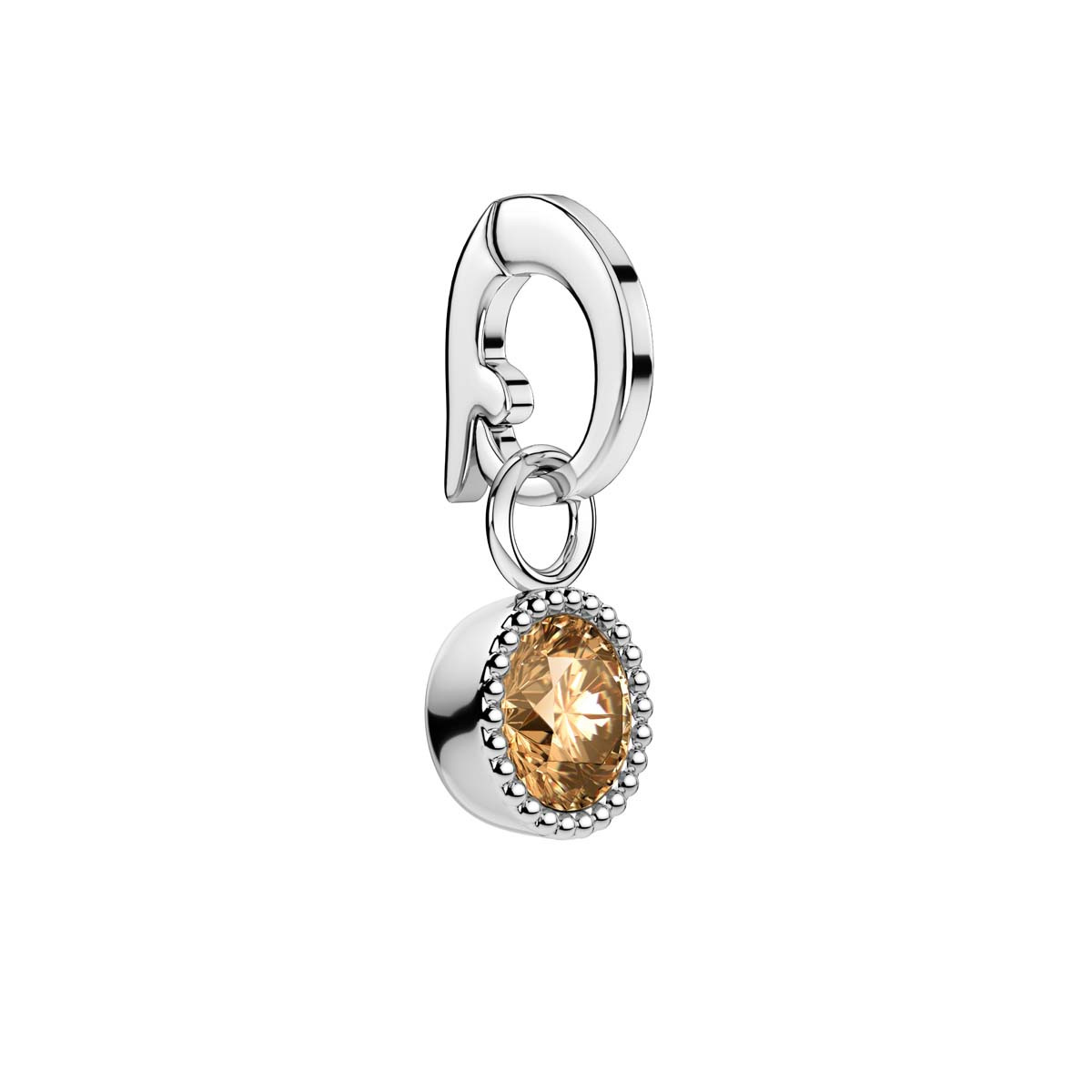 Charm Rosefield "Pendant Silver Birthstone November" Charm Rosefield "Pendant Silver Birthstone November" - PE-Silver-Nov