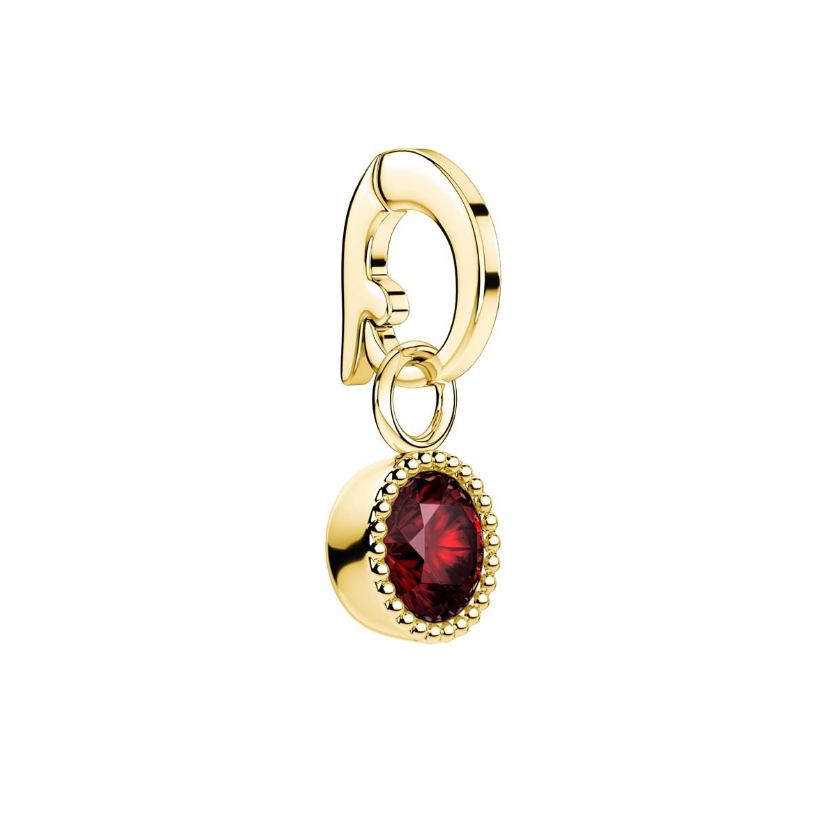 Charm Rosefield "Pendant Gold Birthstone January " - PE-Gold-Jan