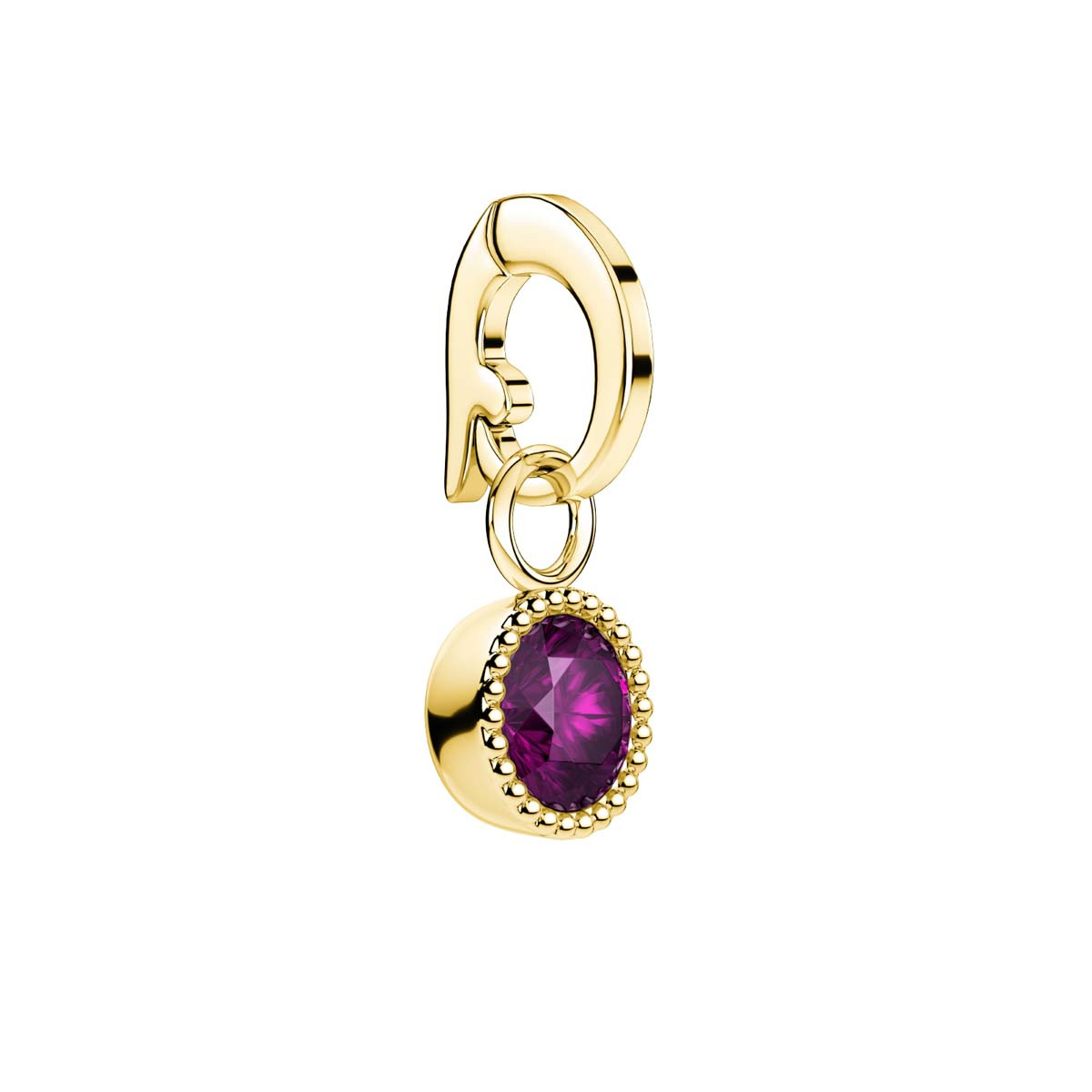 Charm Rosefield "Pendant Gold Birthstone February" Charm Rosefield "Pendant Gold Birthstone February" - PE-Gold-Feb