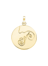 Charm Rosefield "Pendant Gold Zodiac Coin Aries"
