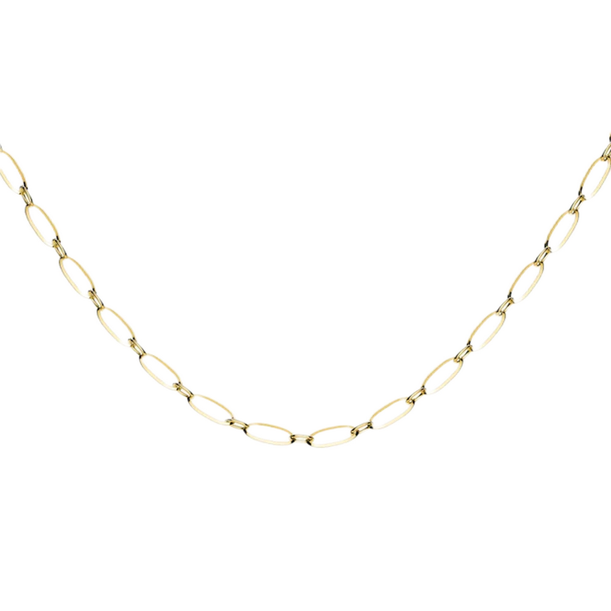Collier Rosefield "Oval Necklace Gold"