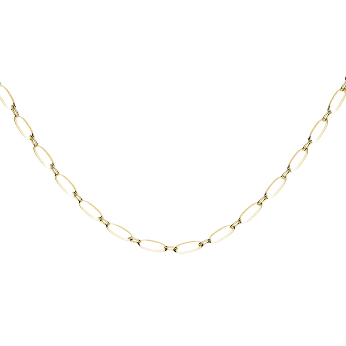 Collier Rosefield "Oval Necklace Gold" - JNOLG-J543