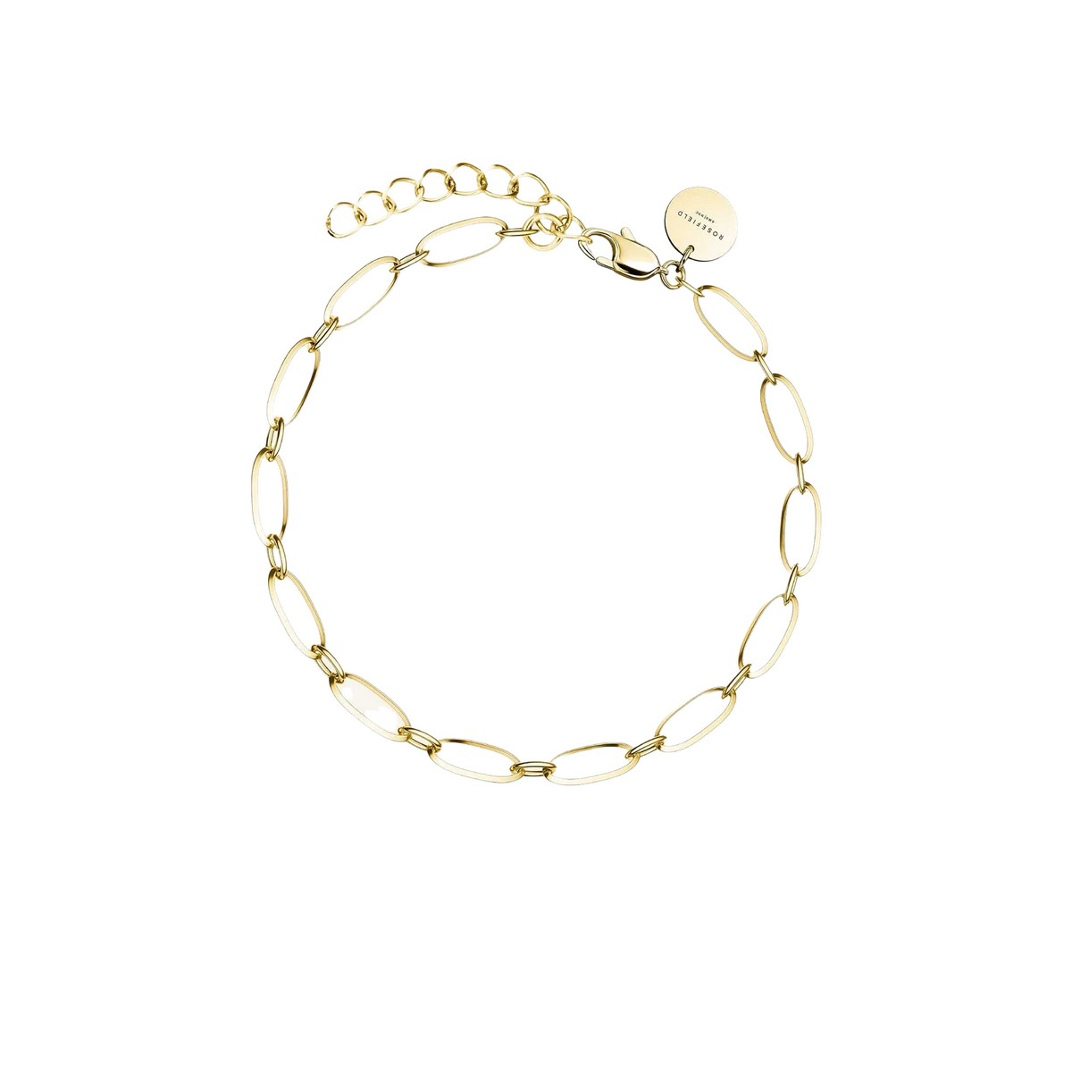 Bracelet Rosefield "Oval Bracelet Gold" - JBOLG-J540