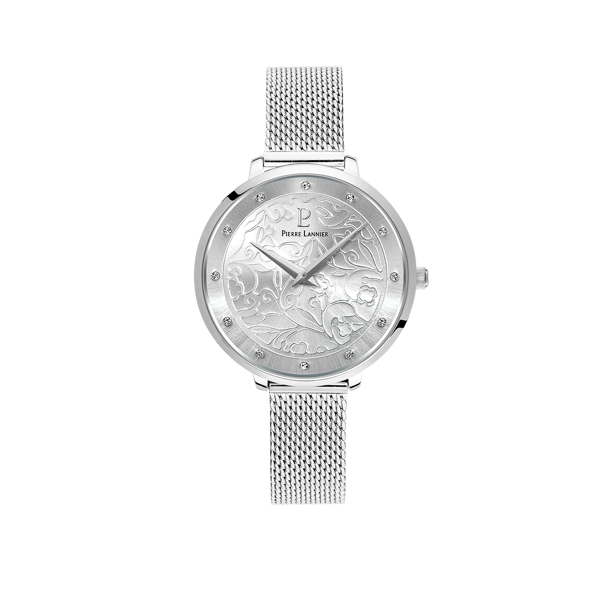 Coffret Montre et Bracelet Pierre Lannier Eolia Femme Argenté - 442H621