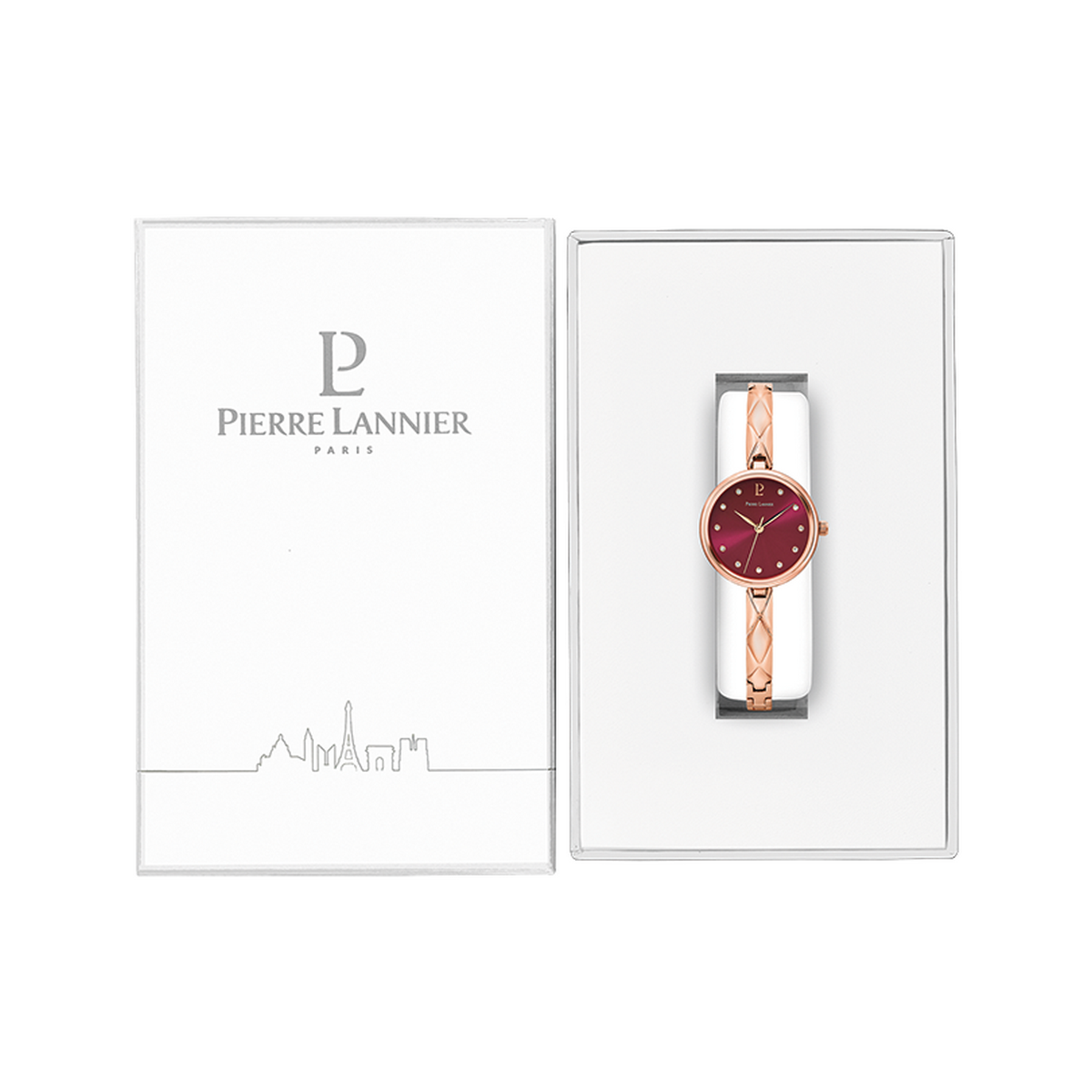 Montre Pierre Lannier Leia Femme Framboise - 043L958 Montre Pierre Lannier Leia Femme Framboise - 043L958