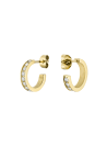 Boucles d'Oreilles Rosefield "Crystal Hoops Gold"