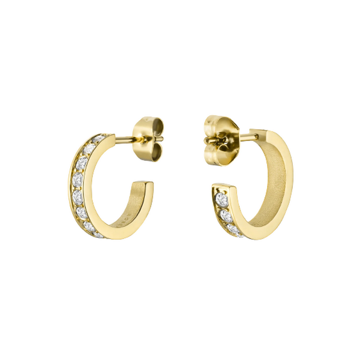 Boucles d'Oreilles Rosefield "Crystal Hoops Gold" Boucles d'Oreilles Rosefield "Crystal Hoops Gold" - JECHG-J571