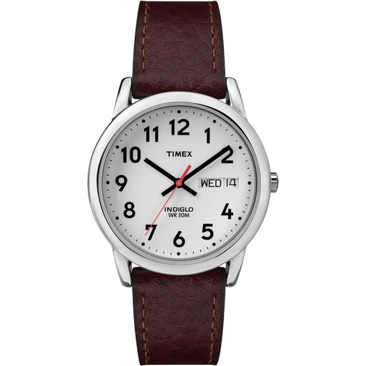 Montre Homme Timex "Easy reader" Boîtier 35 mm Cadran Blanc - T20041 Montre Homme Timex "Easy reader" Boîtier 35 mm Cadran Blanc - T20041