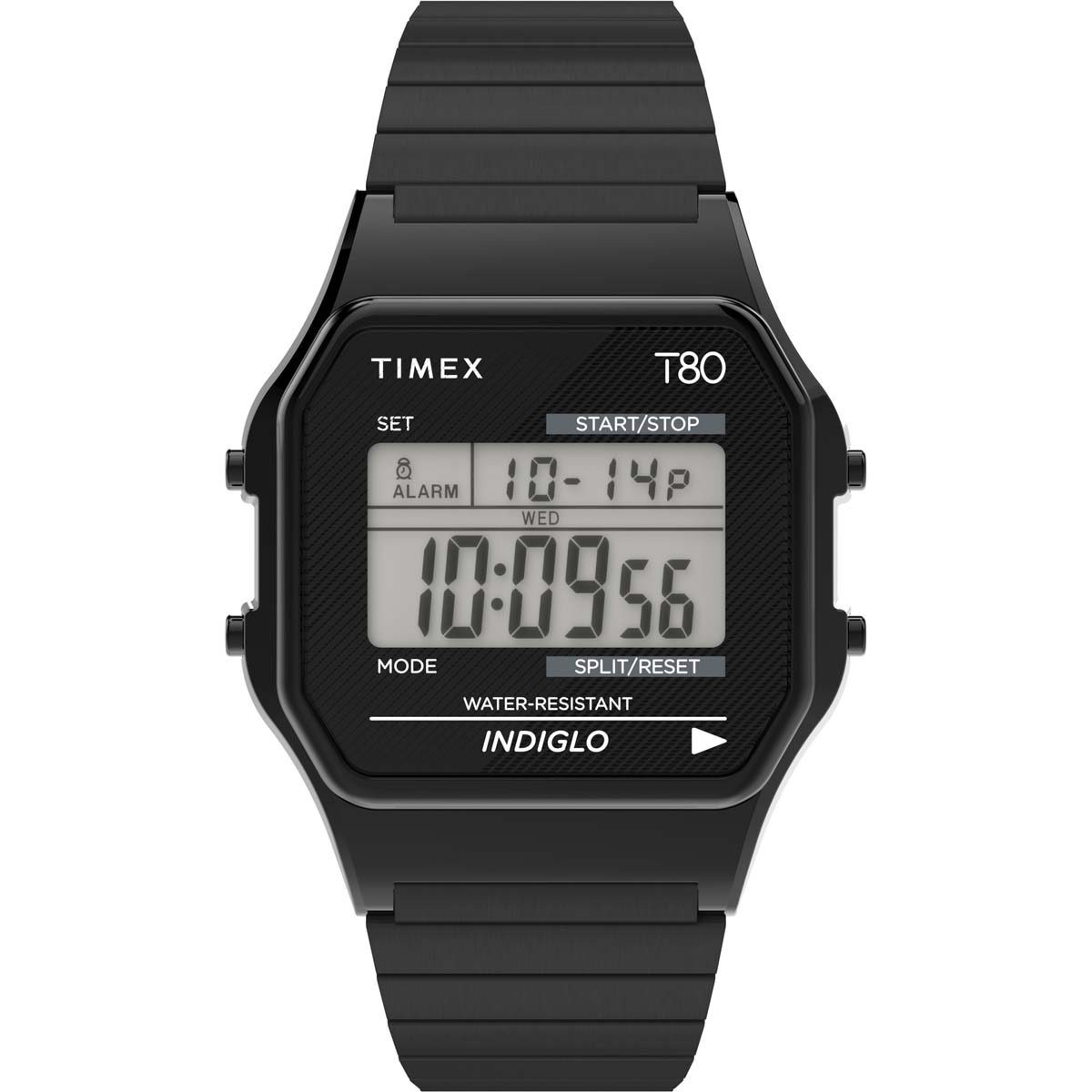 Montre Unisexe Timex "T80" Boîtier 34 mm Cadran Digital - TW2R67000 Montre mixte Timex "T80" Boîtier 34 mm Cadran Digital - TW2R67000