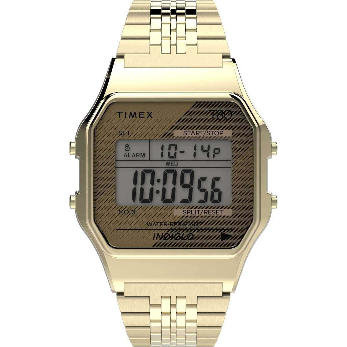 Montre Unisexe Timex "T80" Boîtier 34 mm Cadran Digital - TW2R79200 Montre mixte Timex "T80" Boîtier 34 mm Cadran Digital - TW2R79200