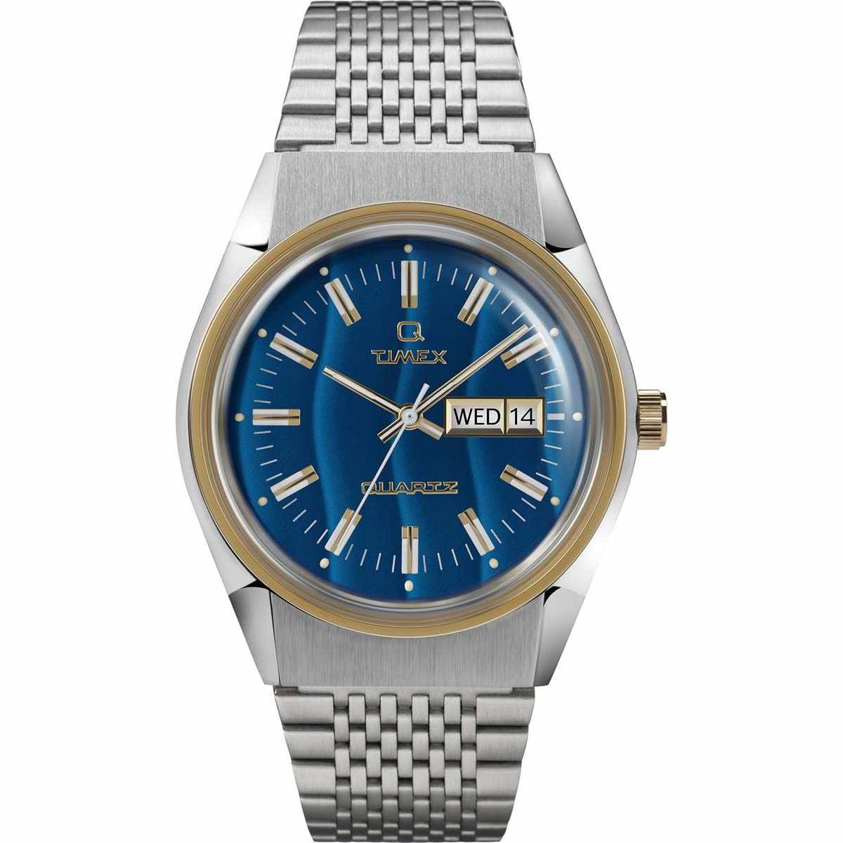 Montre Homme Timex "Q Timex Reissue" Boîtier 38 mm Cadran Bleu - TW2T80800 Montre Homme Timex "Q Timex Reissue" Boîtier 38 mm Cadran Bleu - TW2T80800