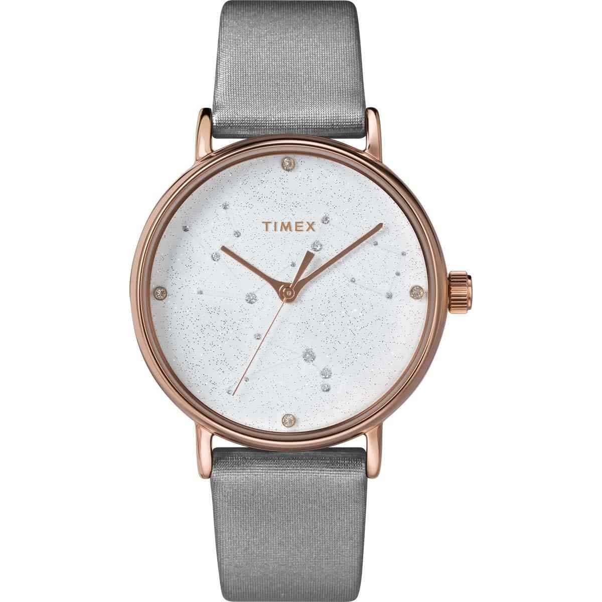 Montre Femme Timex "Celestial Opulence" Boîtier 37mm Cadran Gris - TW2T87500 Montre Femme Timex "Celestial Opulence" Boîtier 37mm Cadran Gris - TW2T87500