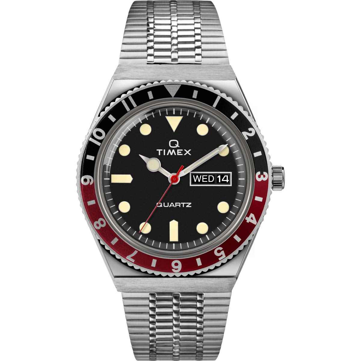 Montre Homme Timex "Q Timex Color" Boîtier 38 mm Cadran Noir - TW2U61300 Montre Homme Timex "Q Timex Color" Boîtier 38 mm Cadran Noir - TW2U61300
