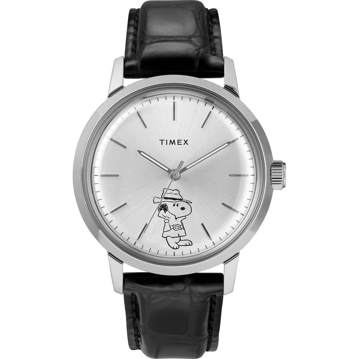 Montre Homme Timex "Marlin Automatic" Boîtier 40 mm Cadran Argenté - TW2U99500