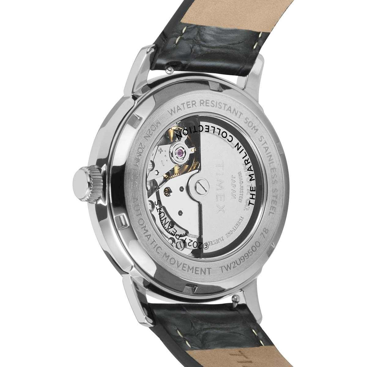 Montre Homme Timex "Marlin Automatic" Boîtier 40 mm Cadran Argenté - TW2U99500