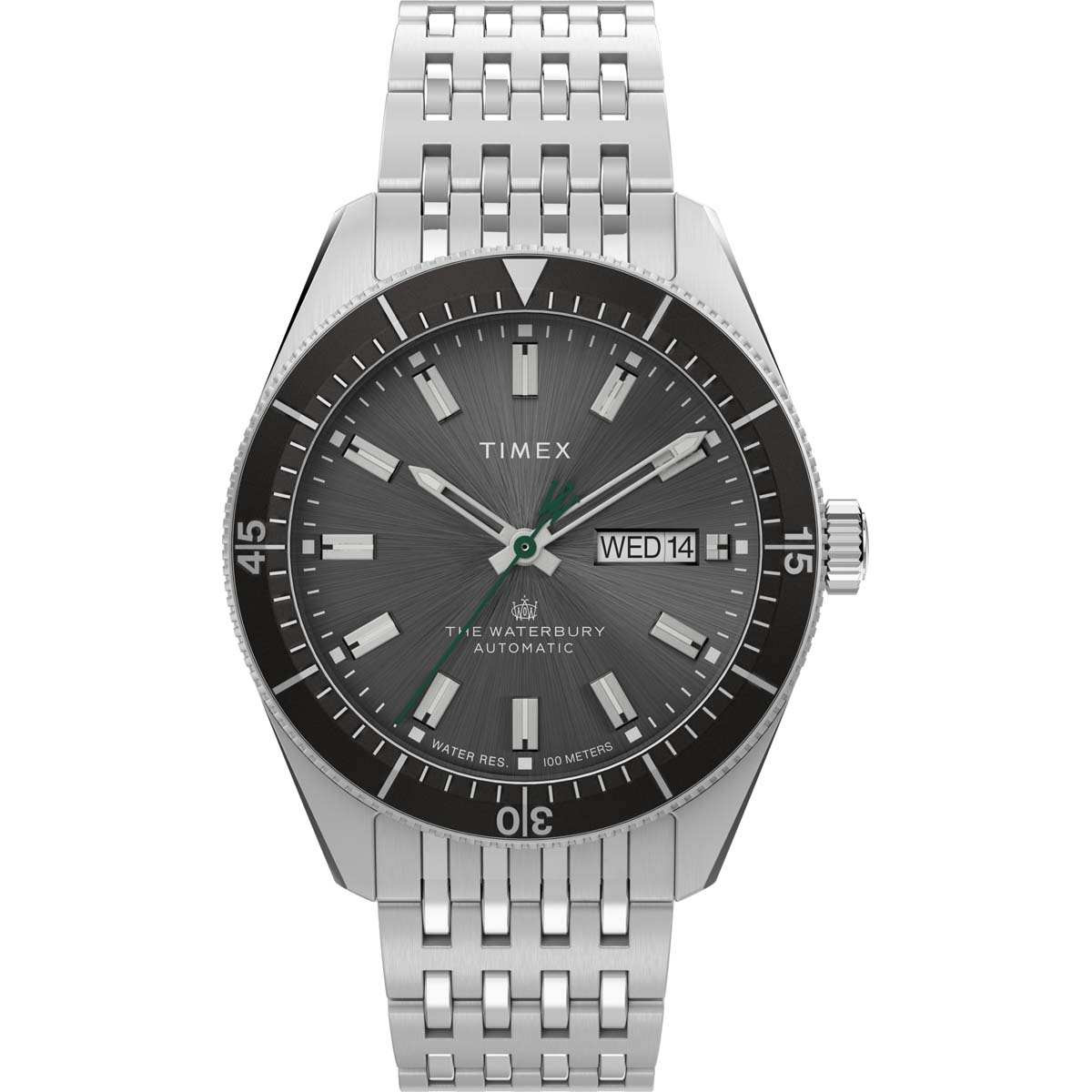 Montre Homme Timex "Waterbury" Boîtier 40 mm Cadran Noir - TW2V24900 Montre Homme Timex "Waterbury" Boîtier 40 mm Cadran Noir - TW2V24900