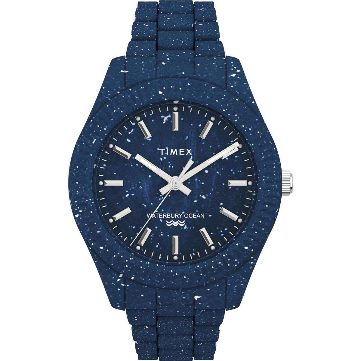 Montre Homme Timex "Waterbury" Boîtier 42 mm Cadran Bleu - TW2V37400 Montre Homme Timex "Waterbury" Boîtier 42 mm Cadran Bleu - TW2V37400