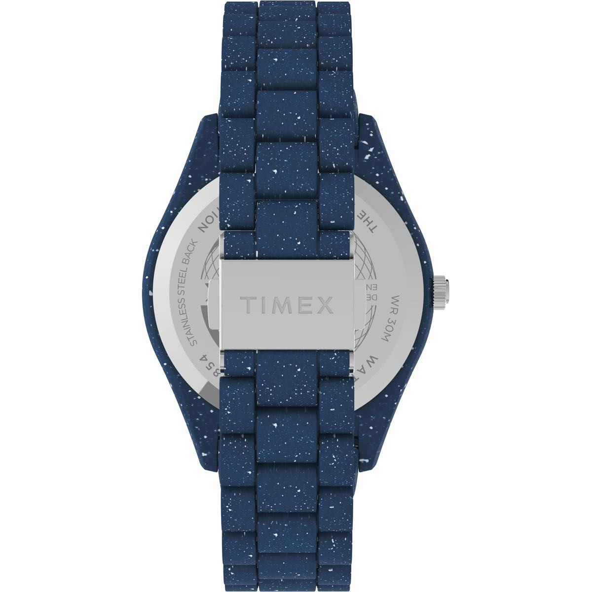Montre Homme Timex "Waterbury" Boîtier 42 mm Cadran Bleu - TW2V37400 Montre Homme Timex "Waterbury" Boîtier 42 mm Cadran Bleu - TW2V37400