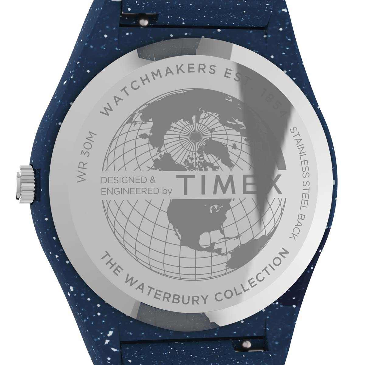 Montre Homme Timex "Waterbury" Boîtier 42 mm Cadran Bleu - TW2V37400 Montre Homme Timex "Waterbury" Boîtier 42 mm Cadran Bleu - TW2V37400