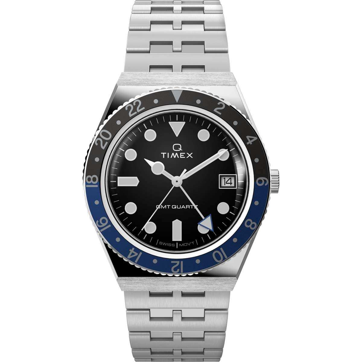 Montre Homme Timex "Q" Boîtier 38 mm Cadran Noir - TW2V38100 Montre Homme Timex "Q" Boîtier 38 mm Cadran Noir - TW2V38100
