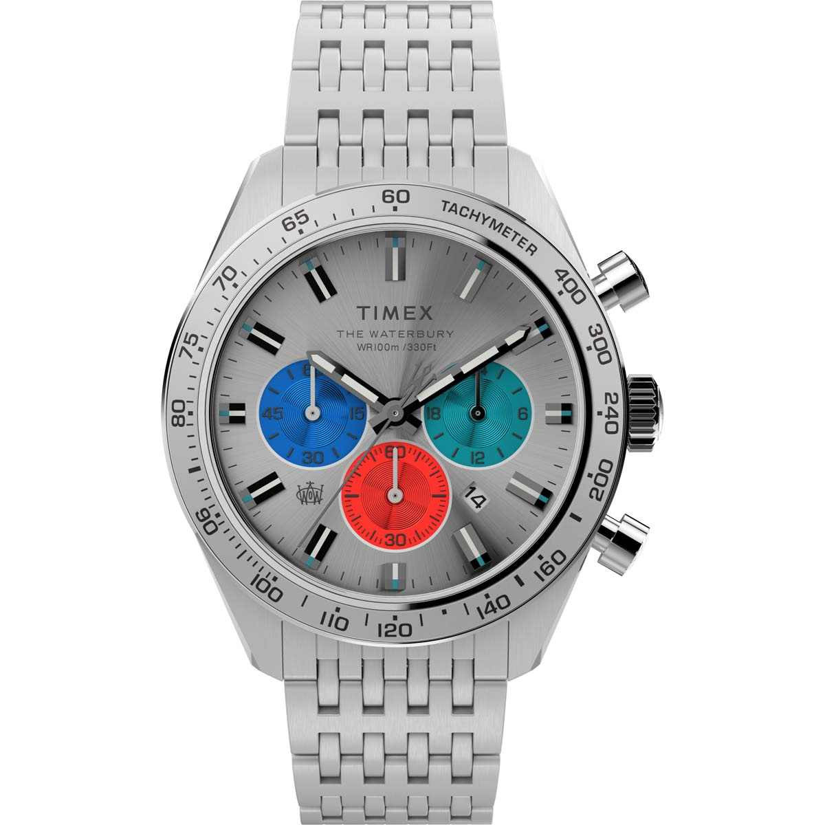 Montre Homme Timex "Waterbury" Boîtier 41 mm Cadran Argenté - TW2V42400