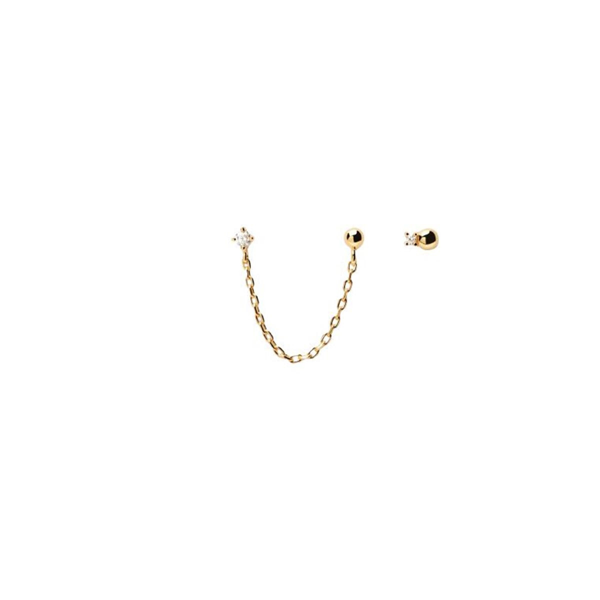 PDPAOLA Boucles d'Oreilles - Core/Essentials - argent doré PDPAOLA Boucles d'Oreilles - Musketeer - argent plaqué or - AR01-384-U