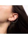 Boucles d'oreilles à l'unité "Marala" Or Jaune 375/1000