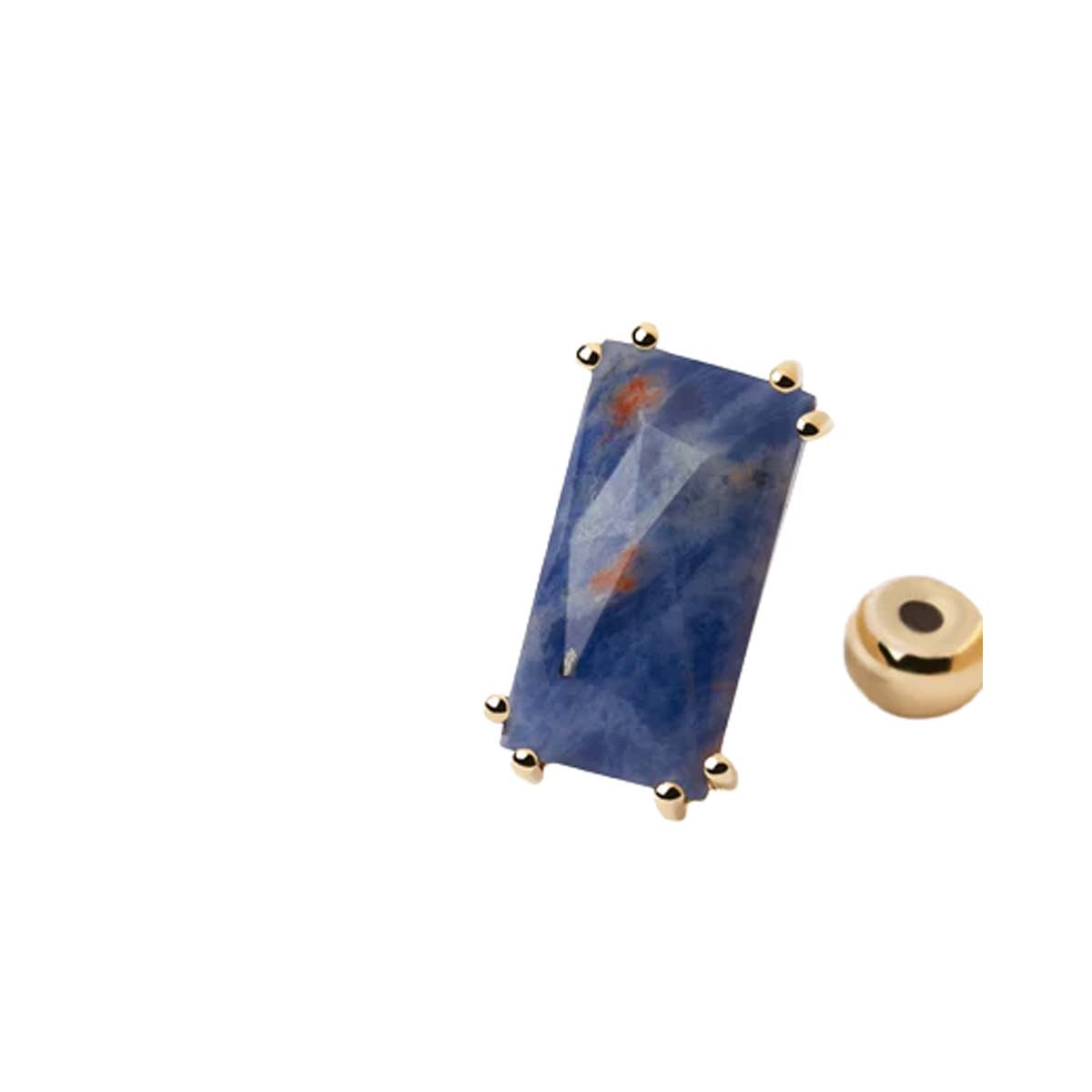 PDPAOLA Piercing - Maiko Sodalite - en argent plaqué or - PG01-648-U