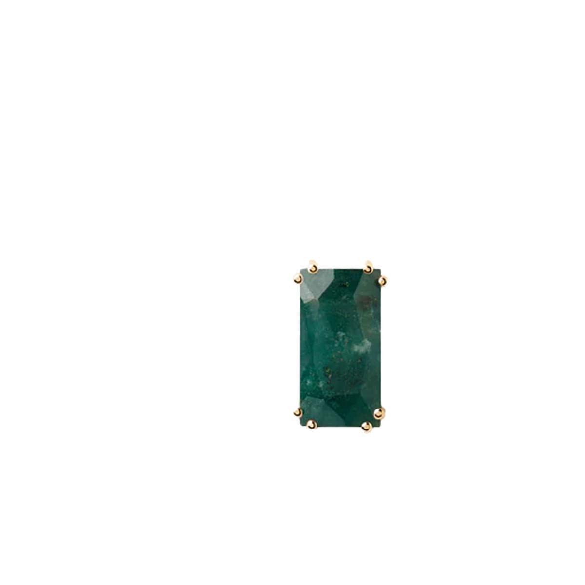 PDPAOLA Piercing - Gemstones - en argent doré PDPAOLA Piercing - Maiko Agate Mousse - en argent plaqué or - PG01-651-U