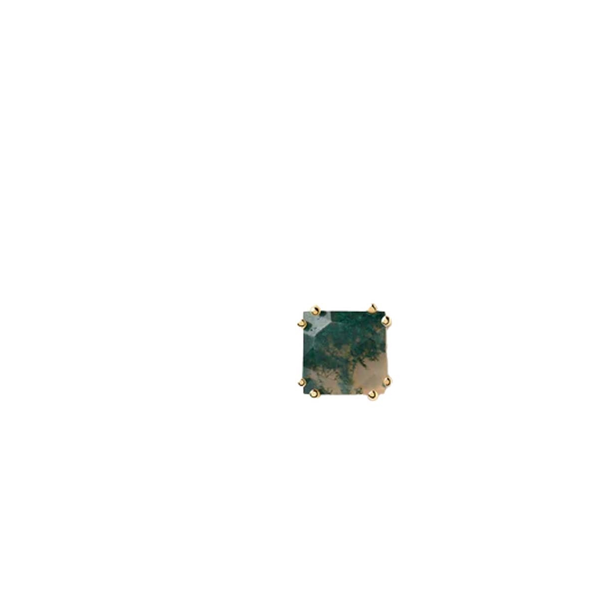 PDPAOLA Piercing - Gemstones - en argent doré PDPAOLA Piercing - Suki Agate Mousse - en argent plaqué or - PG01-656-U