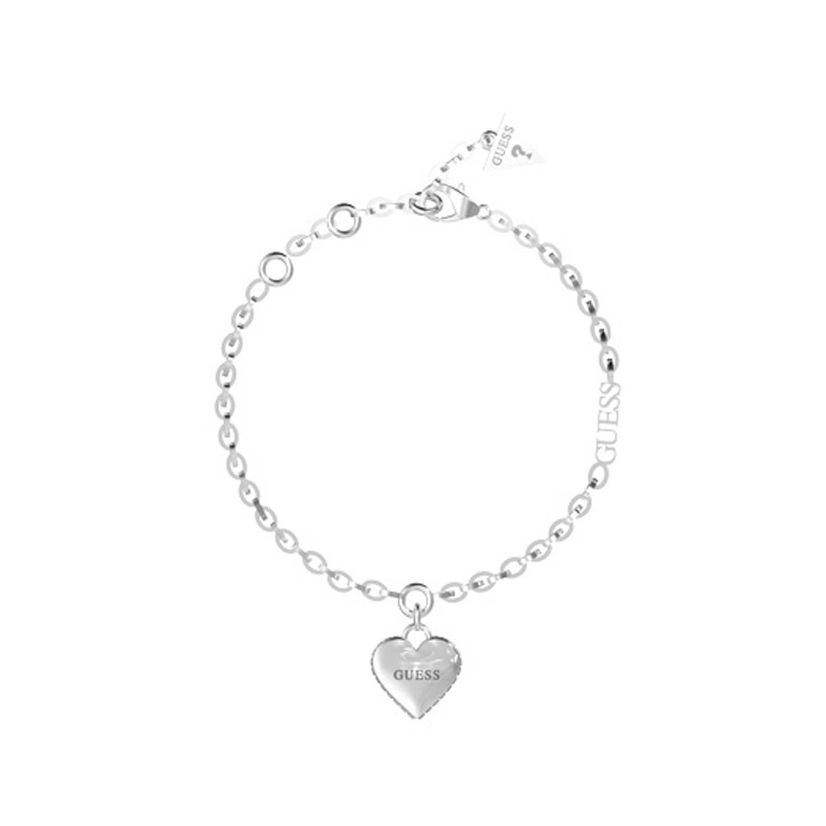 Bracelet Guess "Falling In Love" Acier rhodié Bracelet Guess "Falling In Love" Acier rhodié - JUBB02229JWRHS