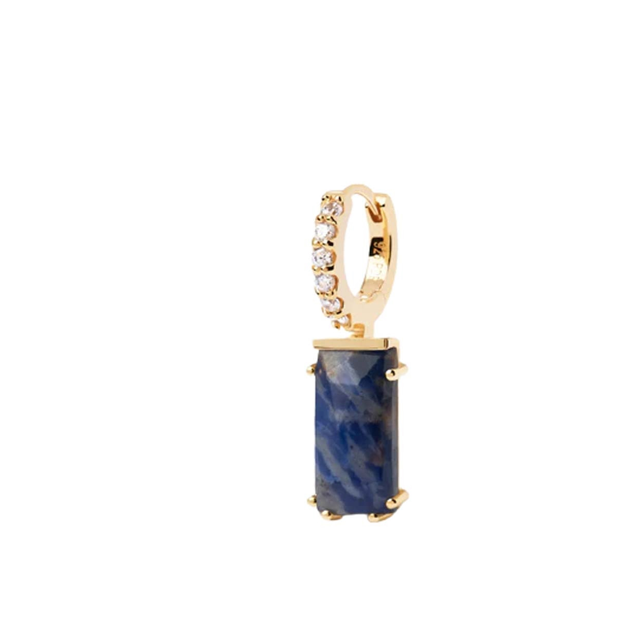 PDPAOLA Piercing - Kaori Sodalite - en argent plaqué or - PG01-688-U
